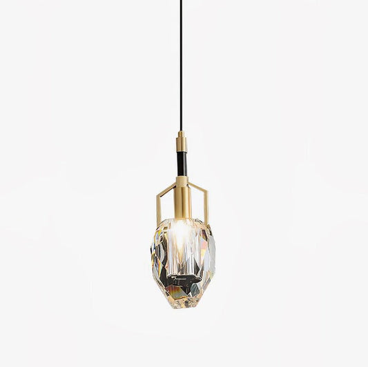Mouth-Blown Crystal LED Pendant Light
