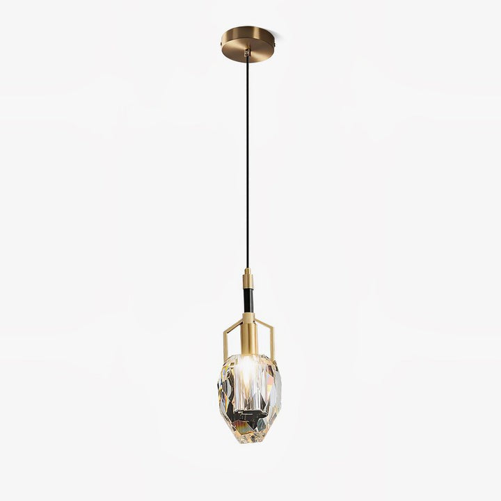 Mouth-Blown Crystal LED Pendant Light