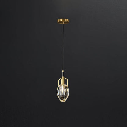 Mouth-Blown Crystal LED Pendant Light