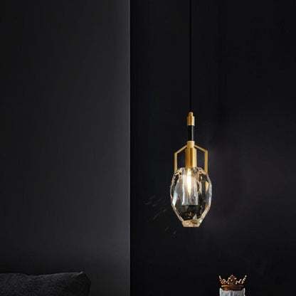 Mouth-Blown Crystal LED Pendant Light