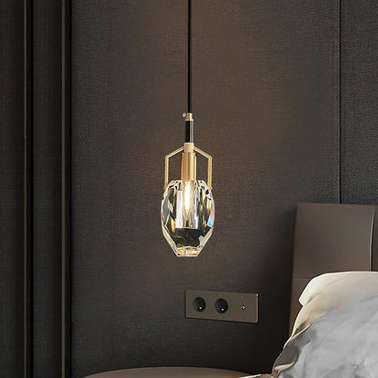 Mouth-Blown Crystal LED Pendant Light