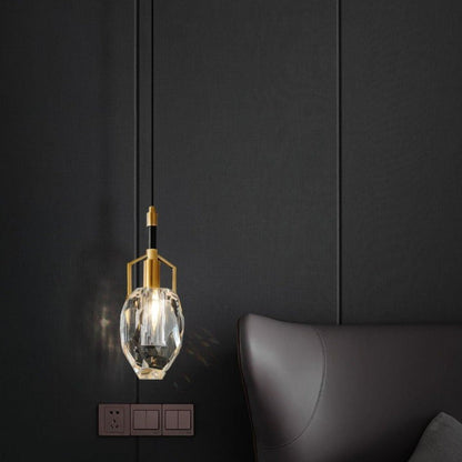 Mouth-Blown Crystal LED Pendant Light