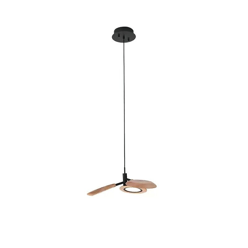 Natural Floating Wood LED Chandelier