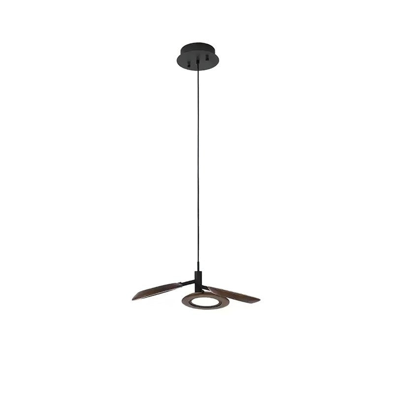 Natural Floating Wood LED Chandelier