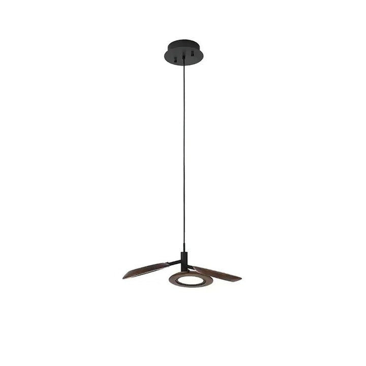 Natural Floating Wood LED Chandelier