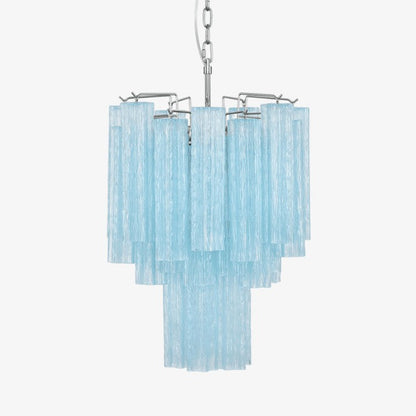 Ocean Blue Murano Glass Chandelier