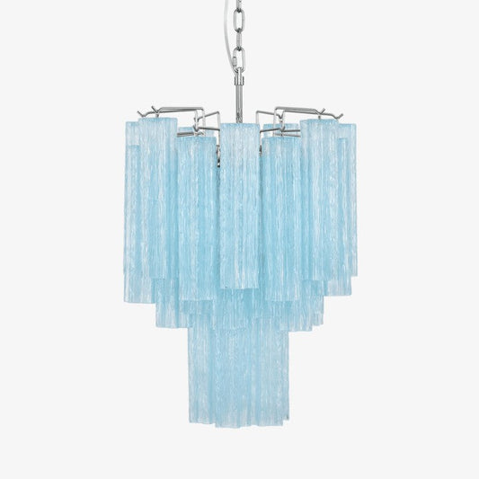 Ocean Blue Murano Glass Chandelier