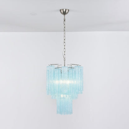 Ocean Blue Murano Glass Chandelier