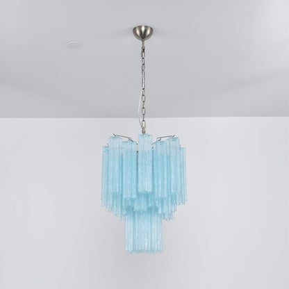 Ocean Blue Murano Glass Chandelier