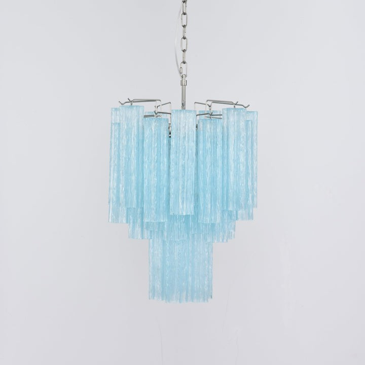 Ocean Blue Murano Glass Chandelier
