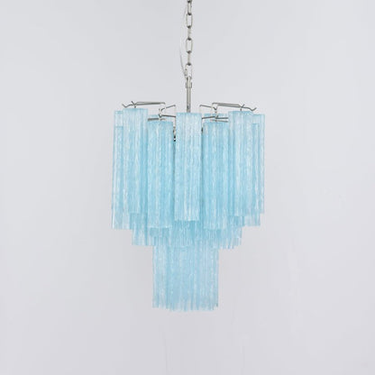 Ocean Blue Murano Glass Chandelier