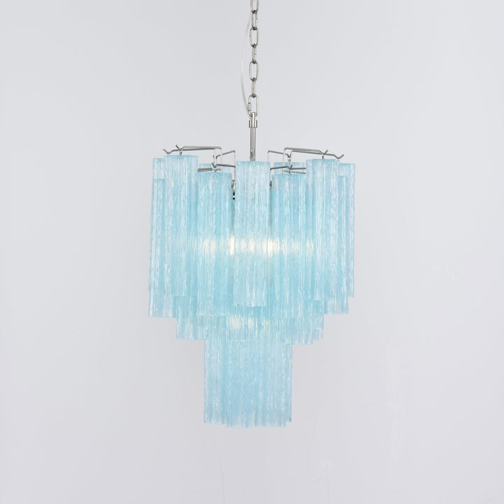 Ocean Blue Murano Glass Chandelier