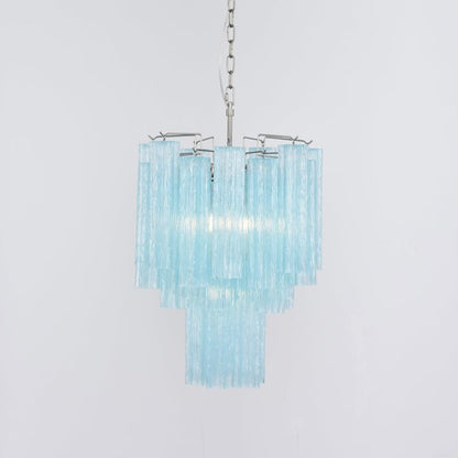 Ocean Blue Murano Glass Chandelier