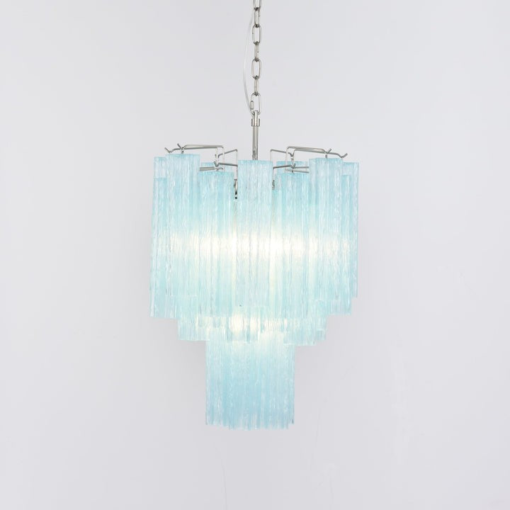 Ocean Blue Murano Glass Chandelier