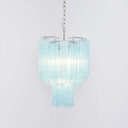 Ocean Blue Murano Glass Chandelier
