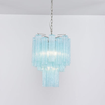 Ocean Blue Murano Glass Chandelier