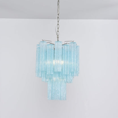 Ocean Blue Murano Glass Chandelier