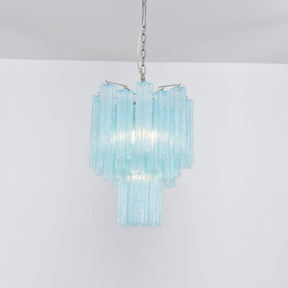 Ocean Blue Murano Glass Chandelier