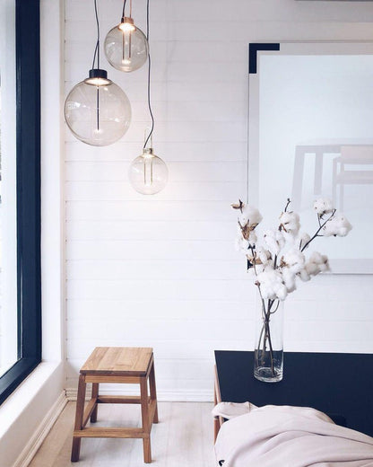 Orb LED Glass Pendant Light