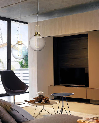 Orb LED Glass Pendant Light