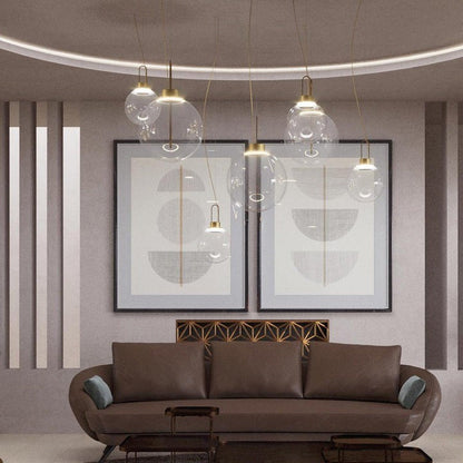 Orb LED Glass Pendant Light