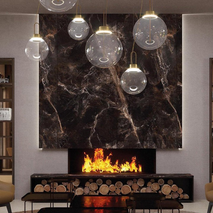 Orb LED Glass Pendant Light