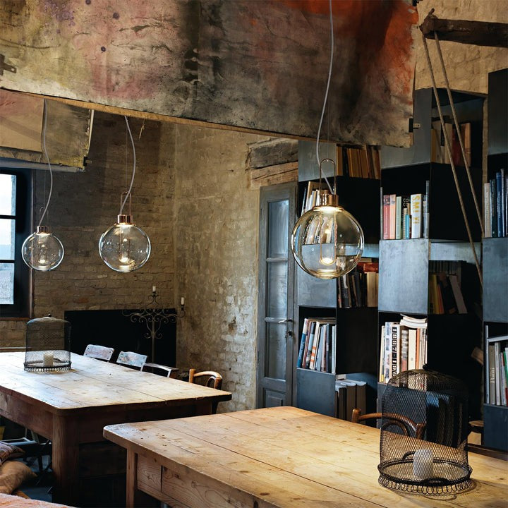Orb LED Glass Pendant Light
