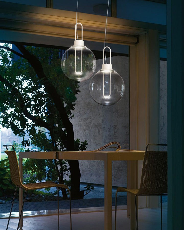 Orb LED Glass Pendant Light