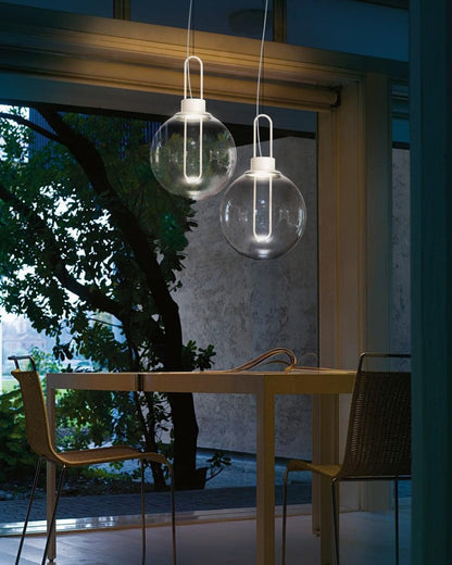 Orb LED Glass Pendant Light