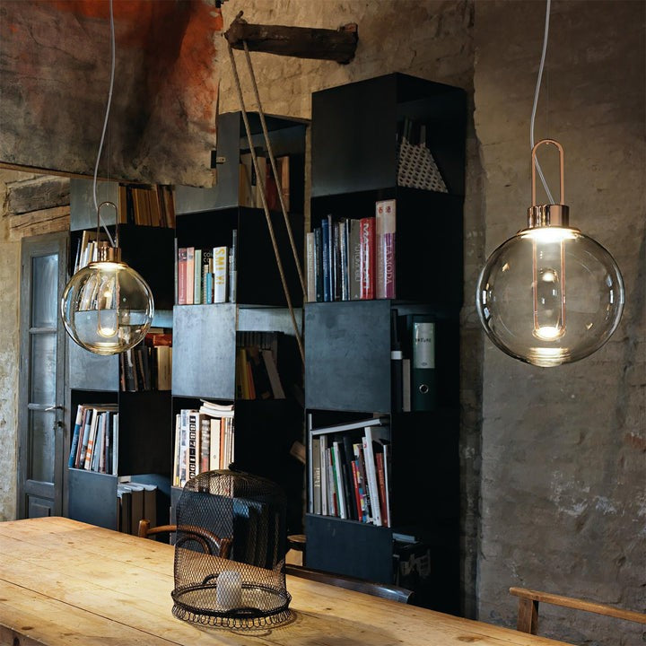 Orb LED Glass Pendant Light