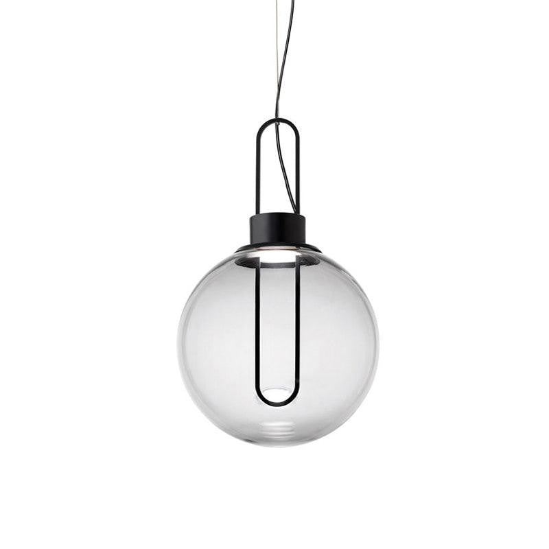 Orb LED Glass Pendant Light