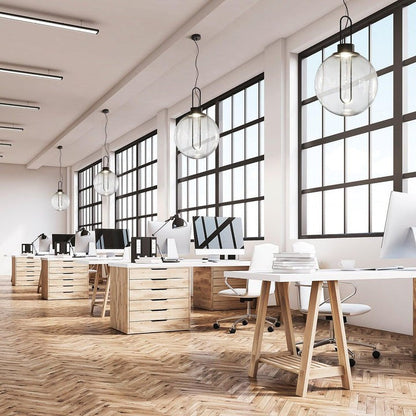 Orb LED Glass Pendant Light