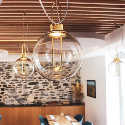 Orb LED Glass Pendant Light