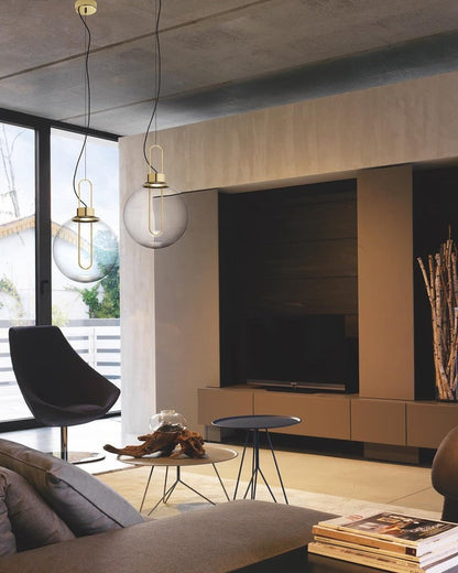 Orb LED Glass Pendant Light