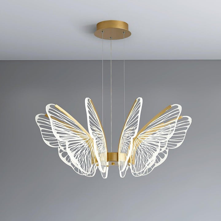 Orchid-Inspired LED Ceiling Chandelier