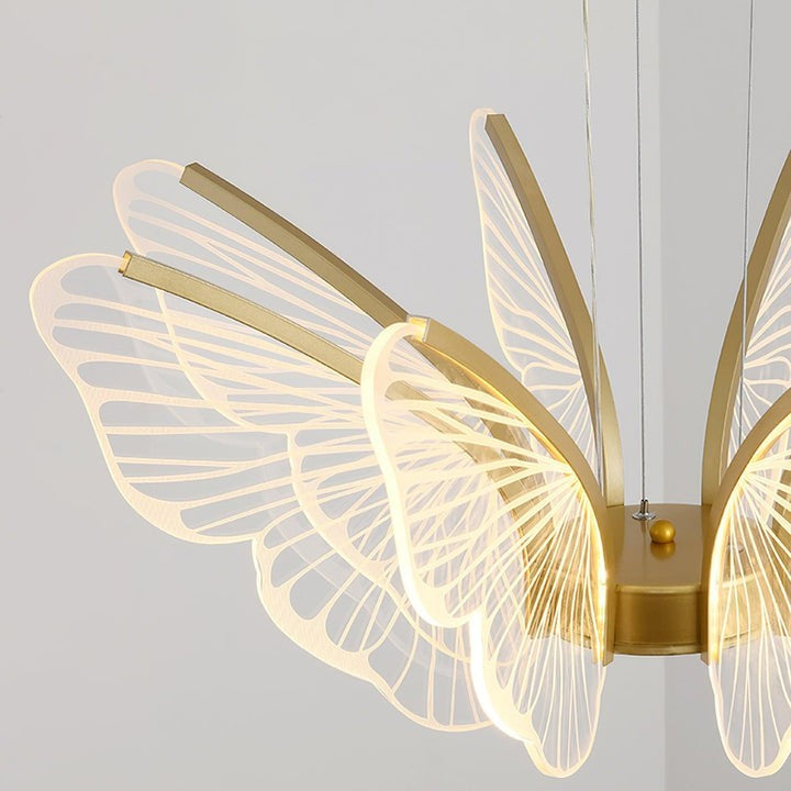 Orchid-Inspired LED Ceiling Chandelier