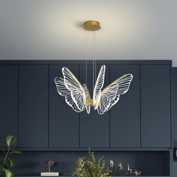 Orchid-Inspired LED Ceiling Chandelier