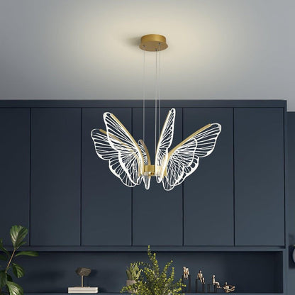 Orchid-Inspired LED Ceiling Chandelier