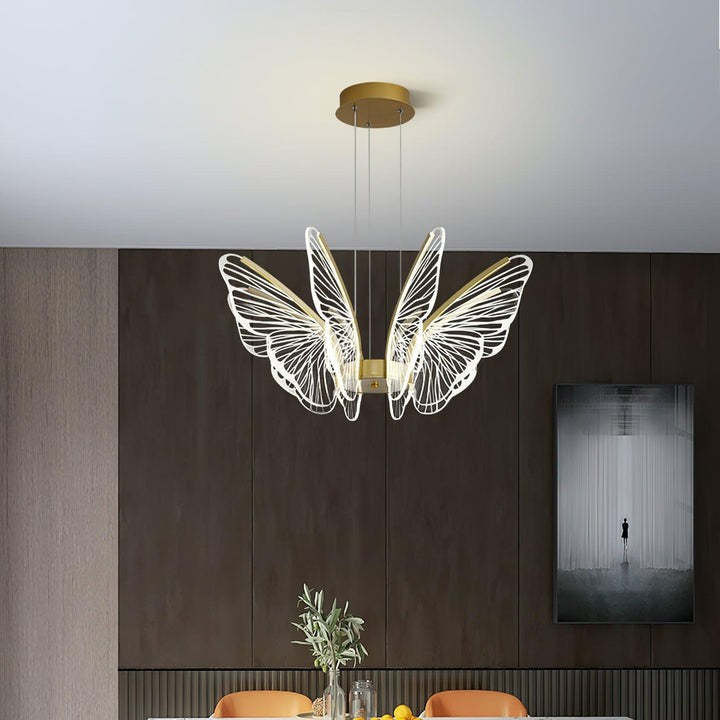 Orchid-Inspired LED Ceiling Chandelier
