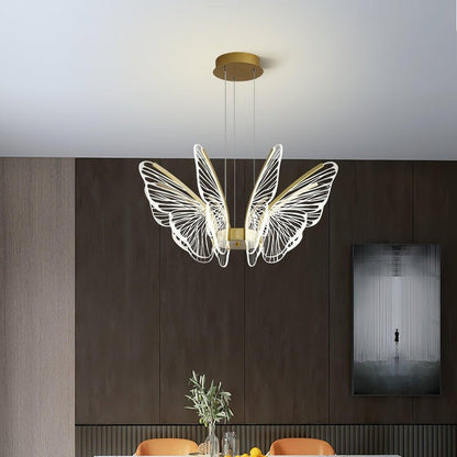 Orchid-Inspired LED Ceiling Chandelier