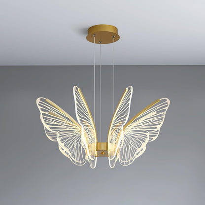 Orchid-Inspired LED Ceiling Chandelier