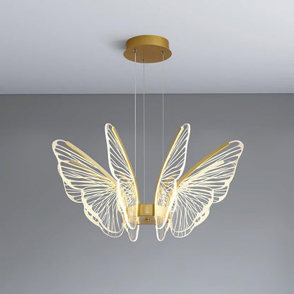 Orchid-Inspired LED Ceiling Chandelier