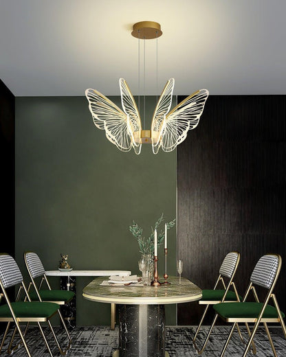 Orchid-Inspired LED Ceiling Chandelier