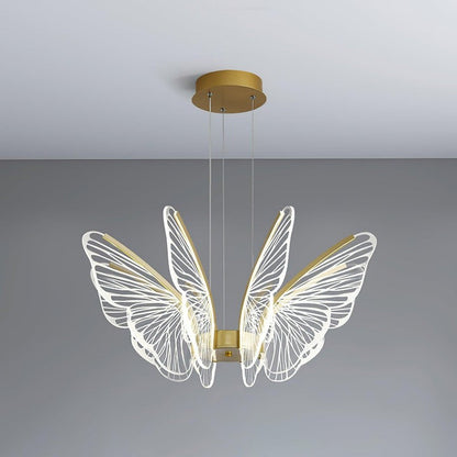 Orchid-Inspired LED Ceiling Chandelier