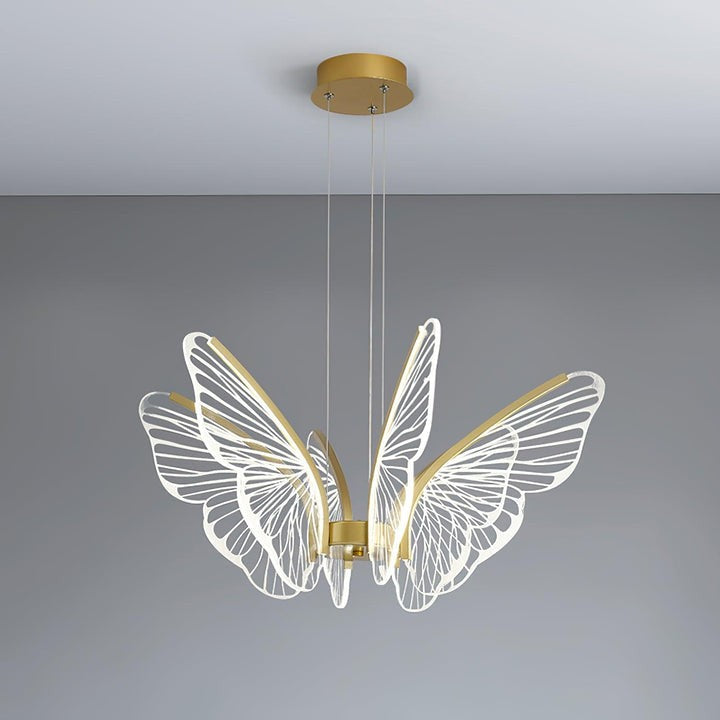 Orchid-Inspired LED Ceiling Chandelier
