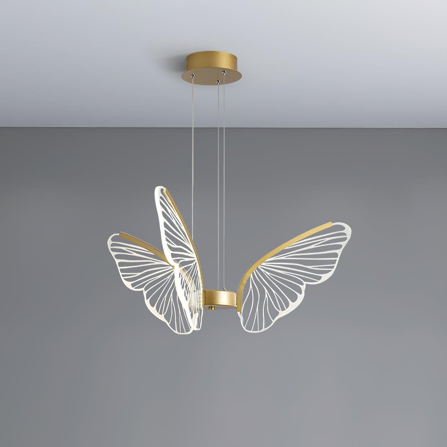 Orchid-Inspired LED Ceiling Chandelier