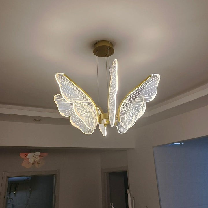 Orchid-Inspired LED Ceiling Chandelier