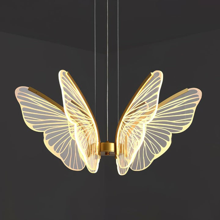 Orchid-Inspired LED Ceiling Chandelier