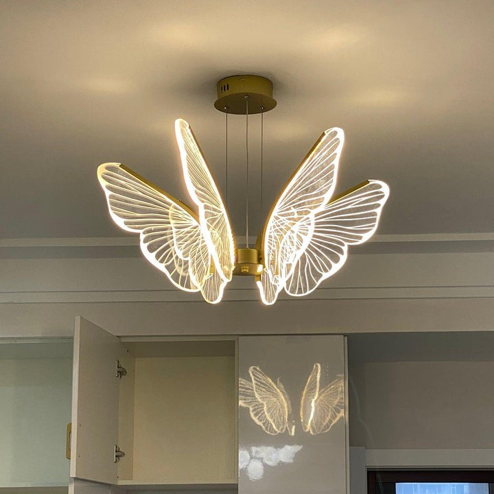 Orchid-Inspired LED Ceiling Chandelier