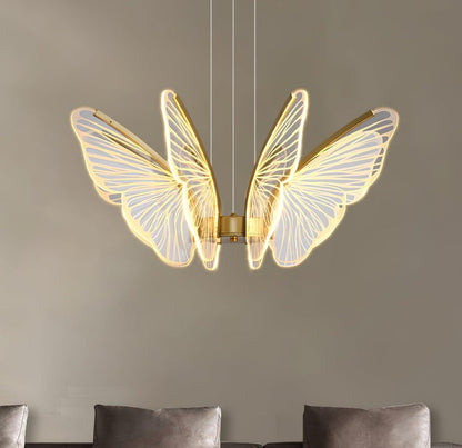 Orchid-Inspired LED Ceiling Chandelier
